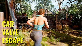 TCM  Car amp Valve Escape  Julie amp Leland  Texas Chainsaw Massacre Gameplay No Commentary [upl. by Adnavoj]