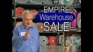 Huge Empire Carpet Warehouse Sale [upl. by Ariuqahs975]