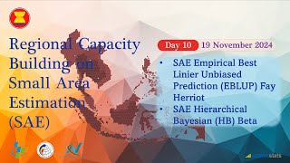 Regional Capacity Building on Small Area Estimation  Day 10 [upl. by Naesar]