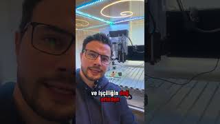 Bir CNC Makinesi kaç paraya mal olur robot cnc cncmachine 3dprinting cncrouter [upl. by Ahaelam]