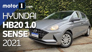 Teste Hyundai HB20 10 Sense 2021 acerta com preço de Kwid [upl. by Lunsford]