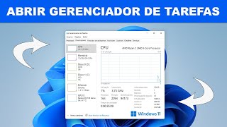 Windows 11  Abrir gerenciador de tarefas [upl. by Betthezul]