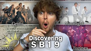 DISCOVERING SB19 Gento MAPA Moonlight Bazinga  Music Video Reaction [upl. by Woermer]