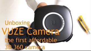 Unboxing of the Vuze Camera the first affordable 3D 360 camera with 4k resolution [upl. by Damle]