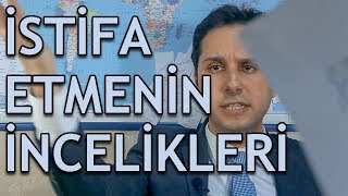 İSTİFA ETMENİN HİKMETLERİ  DAİRE  4 [upl. by Llien]