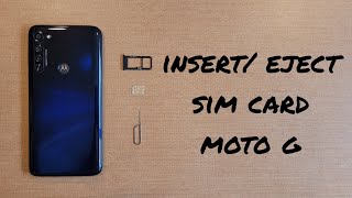 How to Install and Eject the SIM Card on a Motorola Moto G Stylus [upl. by Kaia]