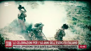 Le celebrazioni per i 163 anni dellesercito italiano  Storie italiane 03052024 [upl. by Danete979]