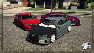 GTA 5 Online  Obey Tailgater S  Cinematic Car Showcase [upl. by Erodroeht633]