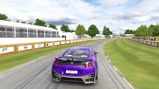 Assetto Corsa  700HP NISSAN GTR R35 STRAIGHT PIPE ARMYTRIX  GoodWood  Logitech G25 [upl. by Akaenahs]