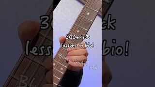 Tab amp lesson in bioMajor blues opening lick blueslicks guitarlessons bluesguitar [upl. by Uv872]