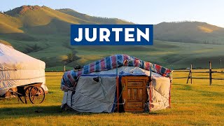 Jurtencamp Mongolei  Sonderzugreise Zarengold  Yurt Camp in National Park [upl. by Onirefez522]