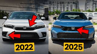 Honda Civic 2025 vs 2022  NEW Interior  Exterior Design [upl. by Annice755]