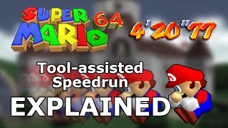 Super Mario 64 Toolassisted speedrun world record explained [upl. by Jaeger]