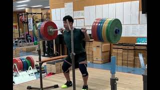 Toshiki Yamamoto 3rep x 300kg  Olympic weightlifting [upl. by Skvorak]