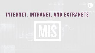 Internet Intranet and Extranets [upl. by Eilesor825]