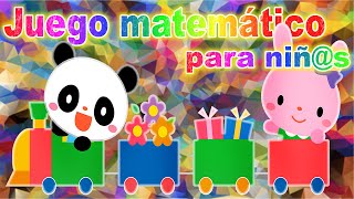 💥 DIVERTIDO JUEGO MATEMÁTICO Para NIÑOS y NIÑAS 💥 Aprende La Secuencia Números y Colores 4 [upl. by Landing877]