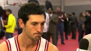 Kirk Hinrich Media Day Interview [upl. by Asik]