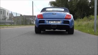 Bentley ContinentalTuning  W12 60 L GTC w Supersport Sports Exhaust [upl. by Ahsuatan]