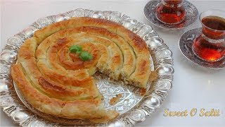 بوريك الجبنة بعجينة الفيلو Burek med Ostfyllning حلقة 107 [upl. by Enylcaj]