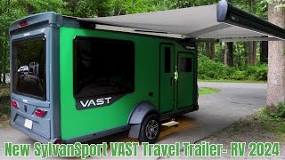 SylvanSports New Camping Trailer Has a Kitchen  New SylvanSport VAST Travel Trailer RV 2024 [upl. by Anaeed]