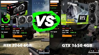 PUBG GTX 1650 VS RTX 2060 FPS Benchmark Test [upl. by Averi813]