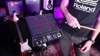 Using the Roland SPDSX for click and backing tracks [upl. by Aisnetroh]