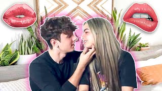 10 BEST Chapstick Challenges Niki and Gabi MattyB Addison Rae kissing Bryce Hall David Dobrik [upl. by Sikorski49]