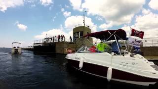 Trip from Charleston up through Pinopolis Lock [upl. by Nayrbo]