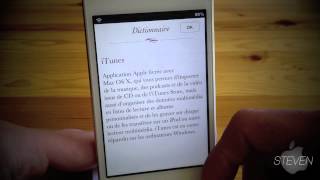 SpotDict  Un dictionnaire dans le Spotlight iPhone iPod touch  iOS 5 [upl. by Ayanal162]