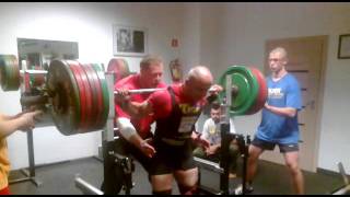 Jarosław Olech przysiad 350kg [upl. by Kantor]