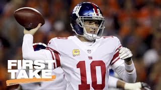 Eli Manning voted most overrated QB in NFL players survey  First Take  ESPN [upl. by Philbrook]