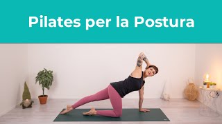 Pilates per la Postura  25 Minuti  Esercizi di Pilates a Casa [upl. by Ecnahc4]