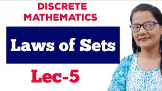 Laws of Sets Set Theory  Discrete Maths Lec 5  Zeenathasanacademy [upl. by Terese]