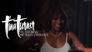 Tina Turner  Press Conference  Tel Aviv 1987  HD Remaster [upl. by Sherm561]