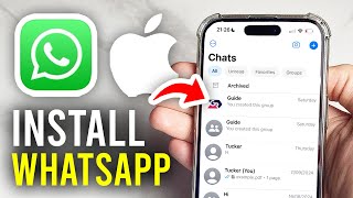 How To Install WhatsApp On iPhone  Full Guide [upl. by Colwin]