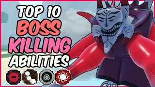 Top 10 BEST Abilities for PVE in Shindo Life  Shindo Life Bloodline Tier List [upl. by Maribeth]