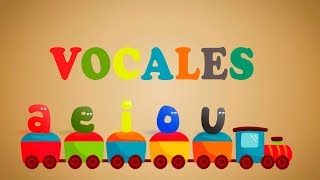 Las vocales para niños  Video educativo 2d  a e i o u  dibujos animados [upl. by Frants]