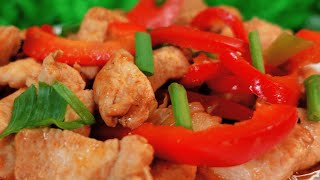 Stir Fried chicken Super simple and delicious [upl. by Esina]