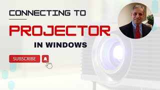 Windows 10 Connecting to a Projector and Using Extended Desktop Dual Monitors [upl. by Efi]