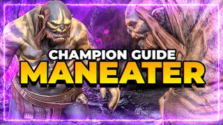 Maneater Guide  Clan Boss GOD  RAID Shadow Legends [upl. by Aleakam371]