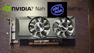 Putting a Intel Arc GPU in my School PC [upl. by Ardnalak]