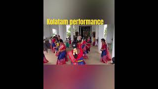 Kolatam performance kolatamdance practiceviralshorts trendingentertainmentenjoy reels [upl. by Massab468]