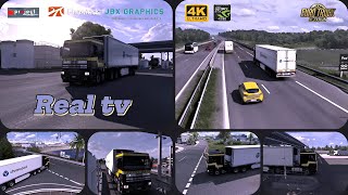 ETS2 150 COMBO EFFECTS DLAARESHADENVIDIA FILTERS RTX 4090 4K max settings JBX3PNGPROMODS [upl. by Nnaacissej546]