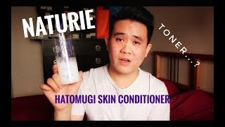 Naturie Hatomugi Skin Conditioner Review  aarontheabc [upl. by Fabria605]