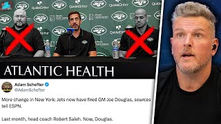 Jets Fire GM Joe Douglas After 👀 3064 Record  Pat McAfee Show [upl. by Enirual297]