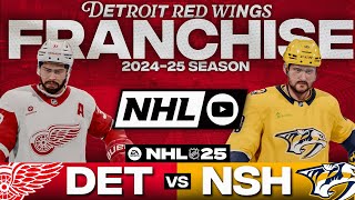 Weve Got a HUGE Problem in Net  Red Wings  Predators  NHL 25 [upl. by Guild]