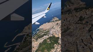 Top Takeoff Corfu airport with excellent view [upl. by Ahsilla]