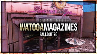 Fallout 76  Watoga Magazine Locations  Exterior amp Interior [upl. by Lekkim]