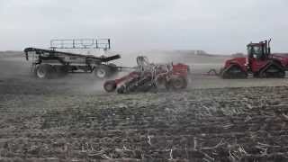 2014 Seeding with Bourgault 3320 drill [upl. by Tedie]