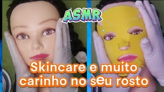 Asmr Skincare Aplicado com muito carinho pra vocês relaxar 🤤🥱😴 [upl. by Grigson]